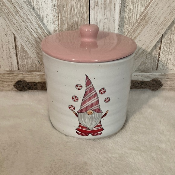 Peppermint & Pine Christmas Gnome Canister - Picture 1 of 4
